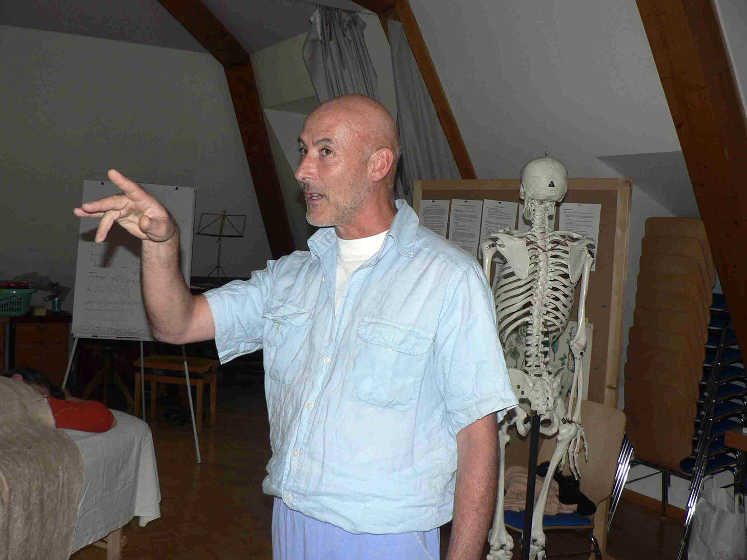 Luca mit Skellet_ Ausbildungsverlauf